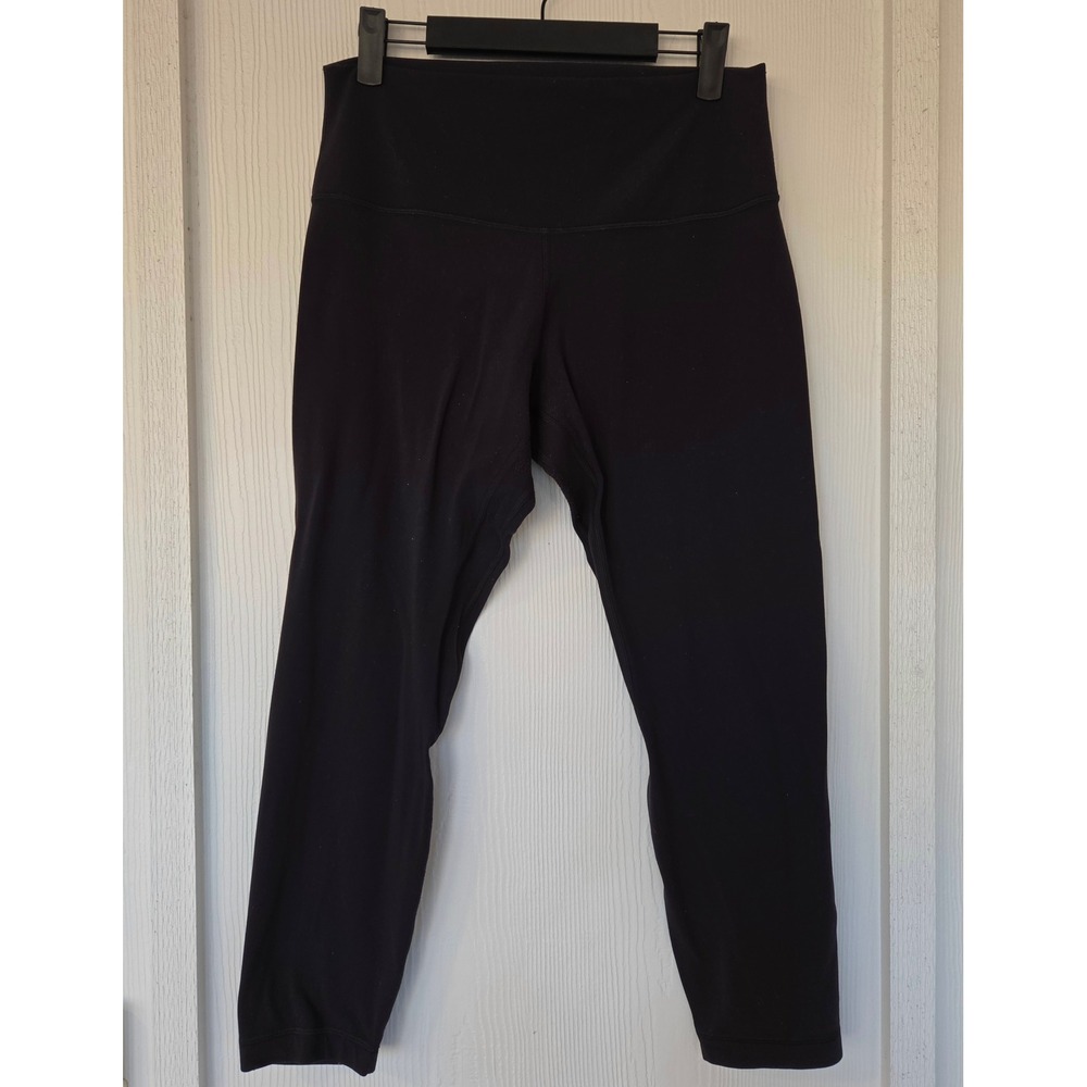 Lululemon Align High-Rise Pant 25 Black Nulu Yoga Leggings Size 12 Activewear